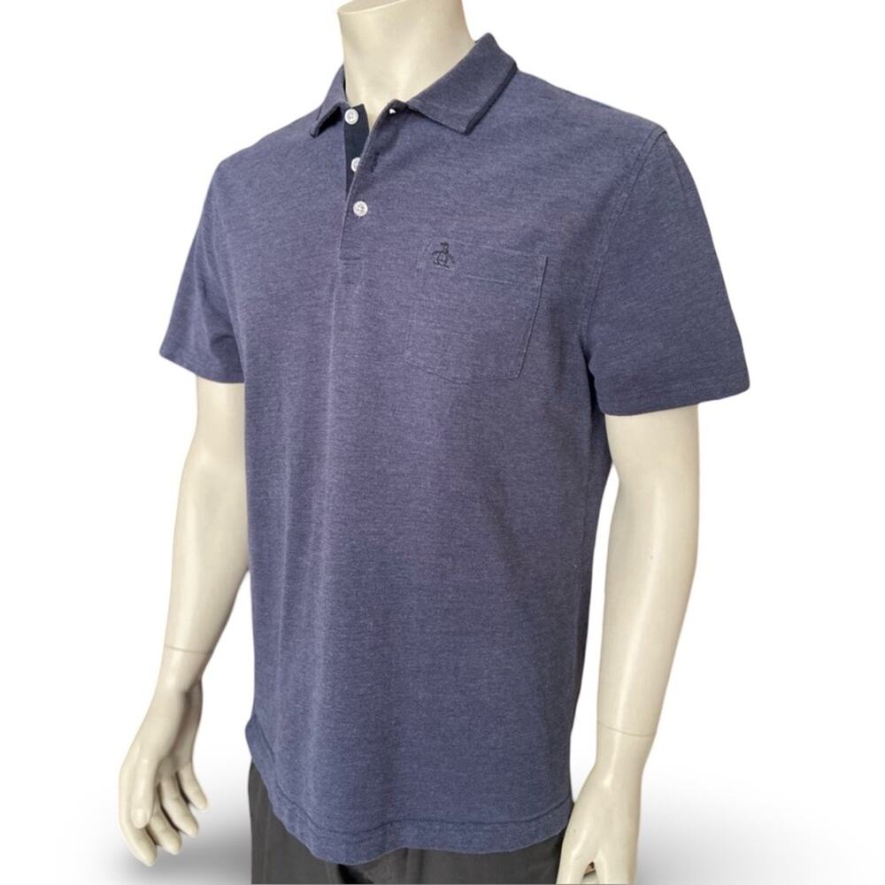Original Penguin Heritage Slim Fit Polo Shirt Size XL Casual Classic Office Prep